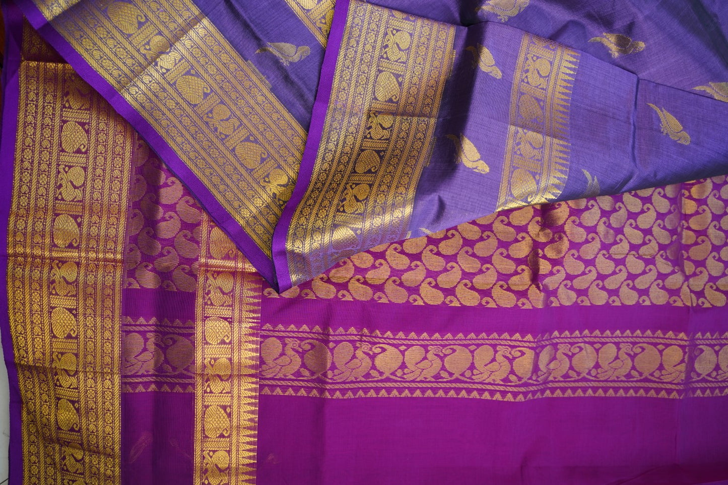 Kanchi Handloom Silk Cotton Saree-PC16536