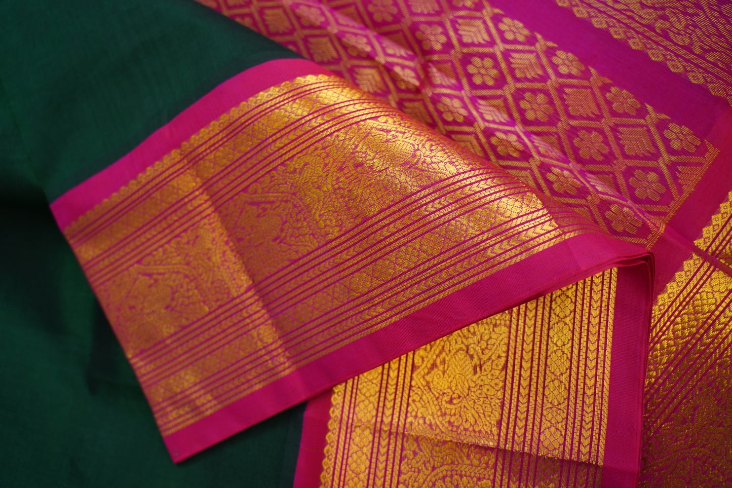 Kanchi Handloom Silk Cotton Saree PC15196