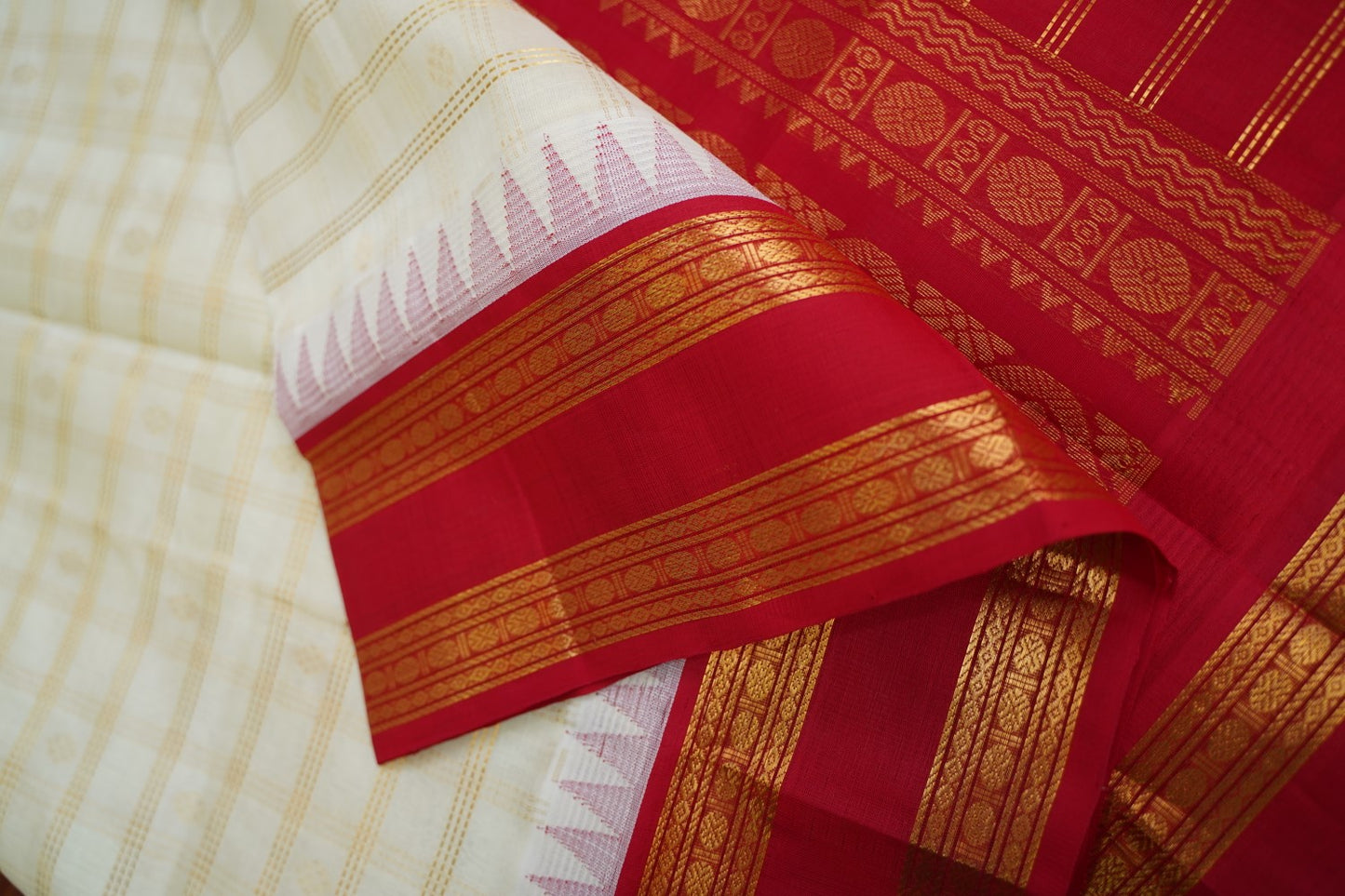 Kanchi Handloom Silk Cotton Saree PC15187