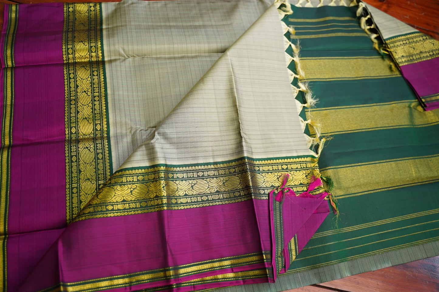 Pure Kanchi Silk Saree PC17507