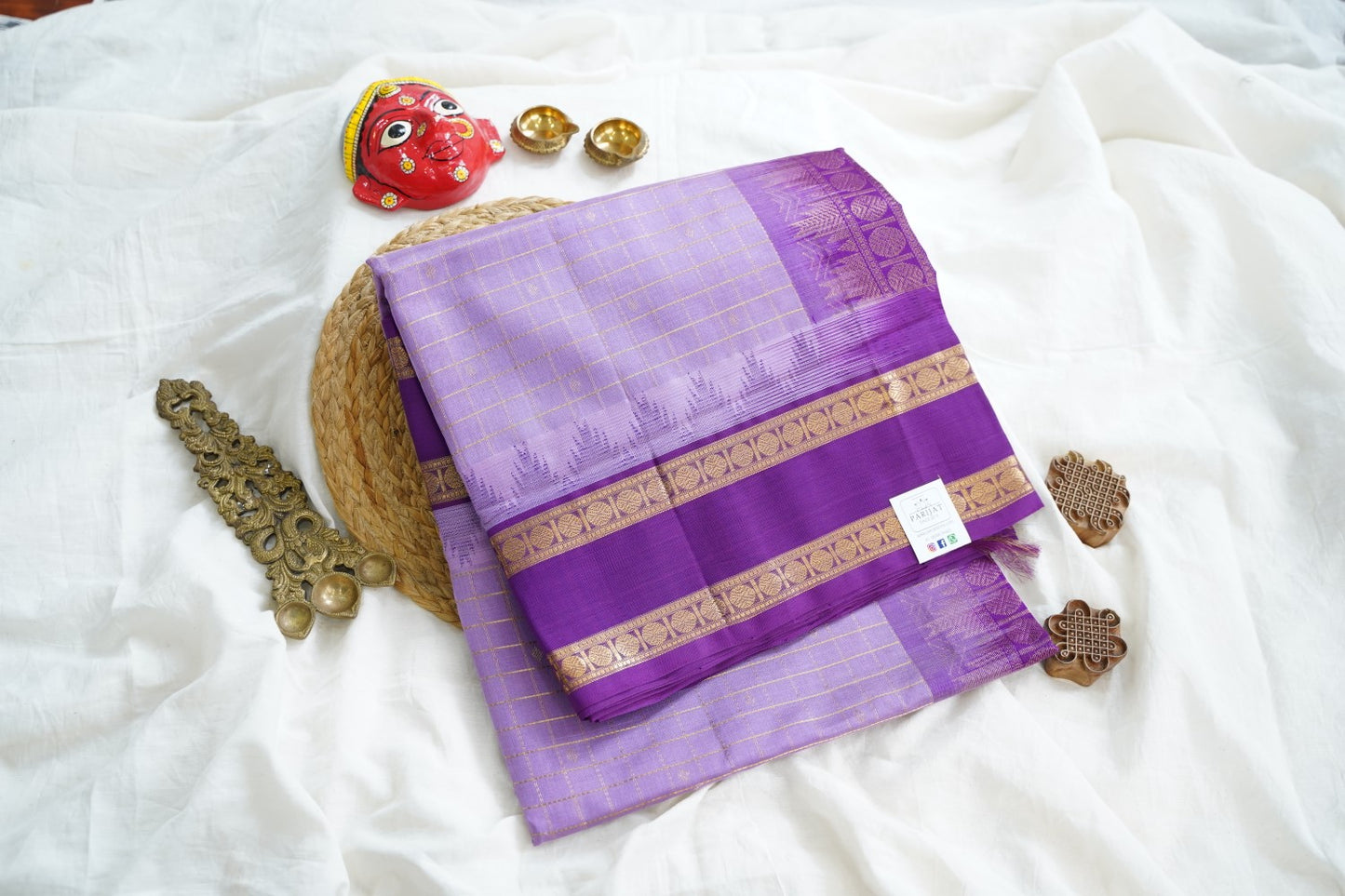 Kanchi Handloom Silk Cotton Saree PC15255