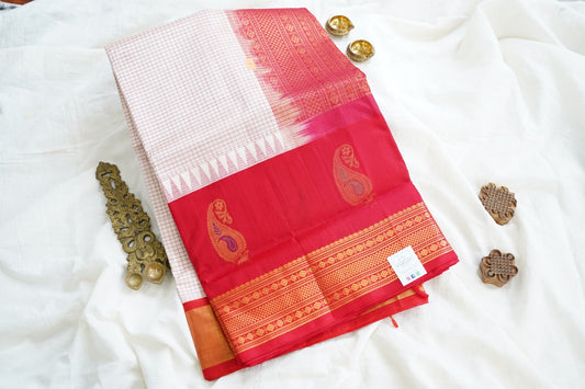 Kanchi Handloom Silk Cotton Saree PC15260