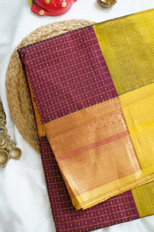 Chettinad handloom Cotton Saree PC12622