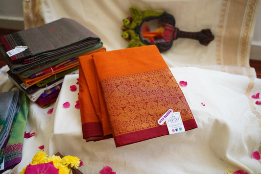 Chettinad handloom Cotton Saree PC12578