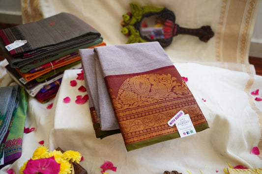 Chettinad handloom Cotton Saree PC12547