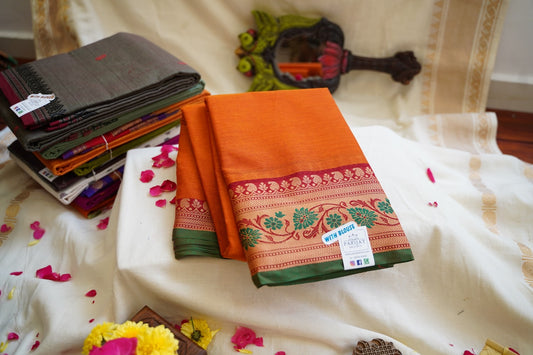 Chettinad handloom Cotton Saree PC12651