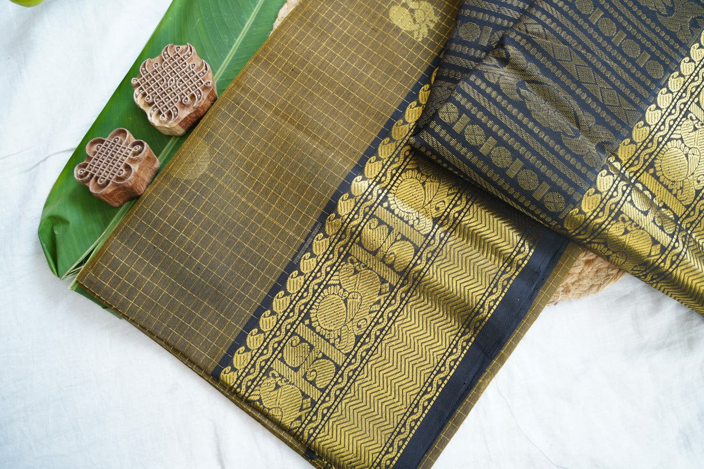 Kanchi Handloom Silk Cotton Saree PC16540
