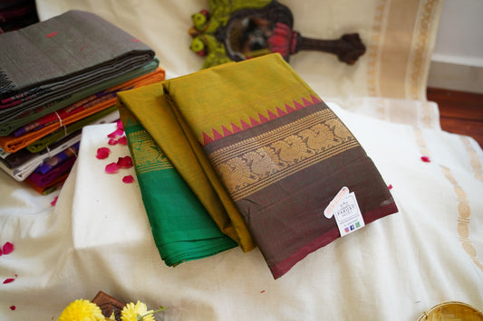 Chettinad handloom Cotton Saree PC12619