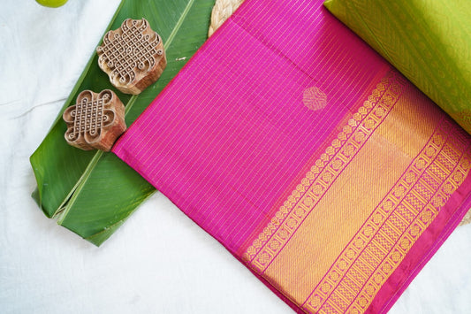 Kanchi Handloom Silk Cotton Saree PC16542