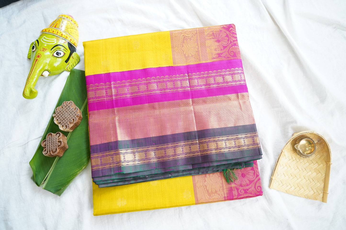 Kanchi Handloom Silk Cotton Saree Pc16581