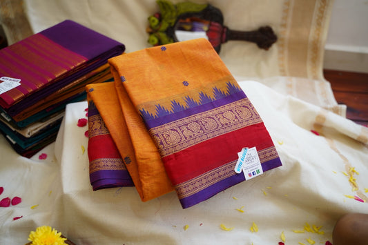 Chettinad handloom Cotton Saree PC12630