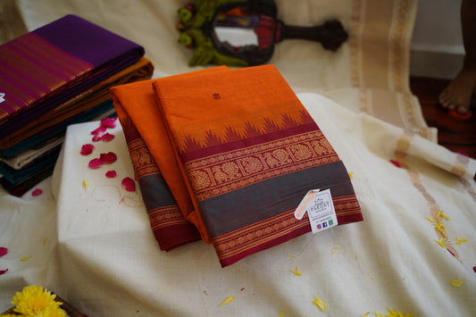 Chettinad handloom Cotton Saree PC12628