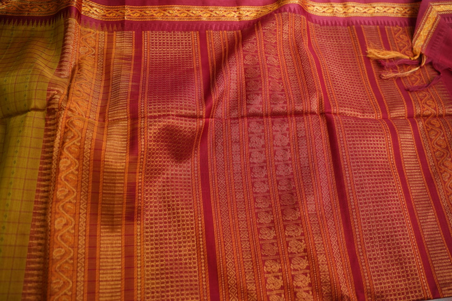 Kanchi Handloom Silk Cotton Saree PC17508