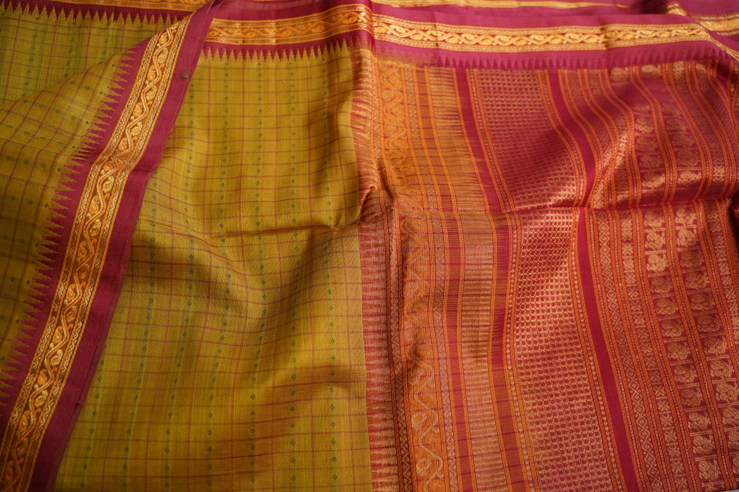 Kanchi Handloom Silk Cotton Saree PC17508