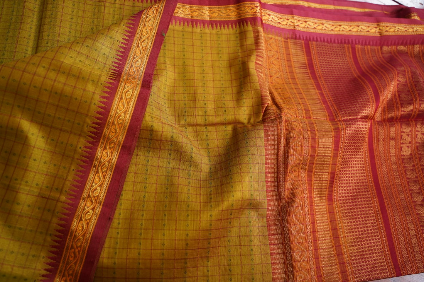 Kanchi Handloom Silk Cotton Saree PC17508