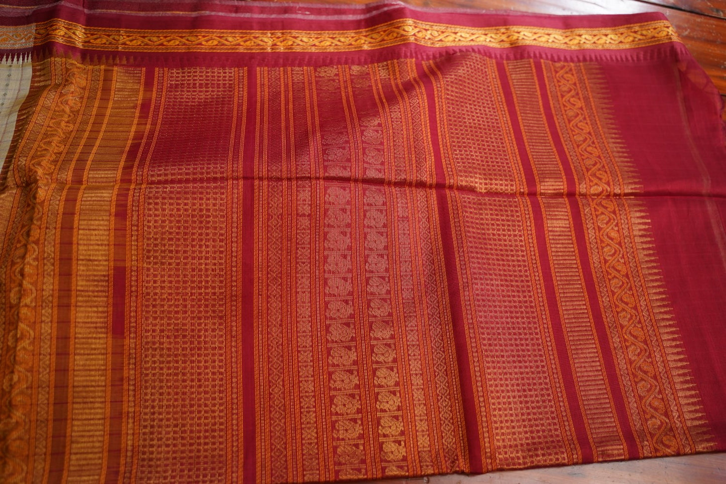 Kanchi Handloom Silk Cotton Saree PC17509