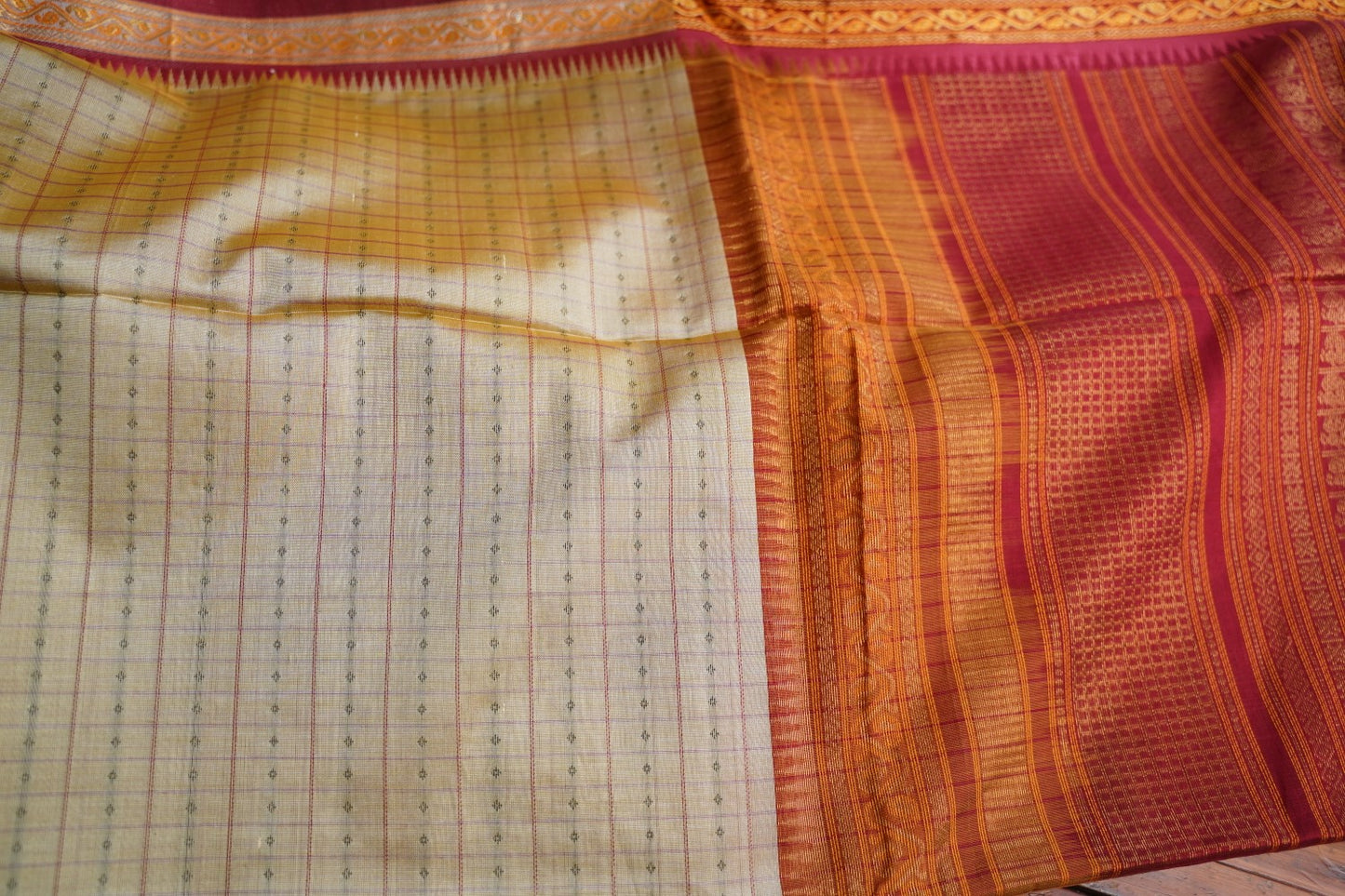 Kanchi Handloom Silk Cotton Saree PC17509