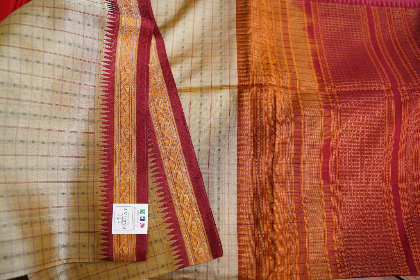 Kanchi Handloom Silk Cotton Saree PC17509