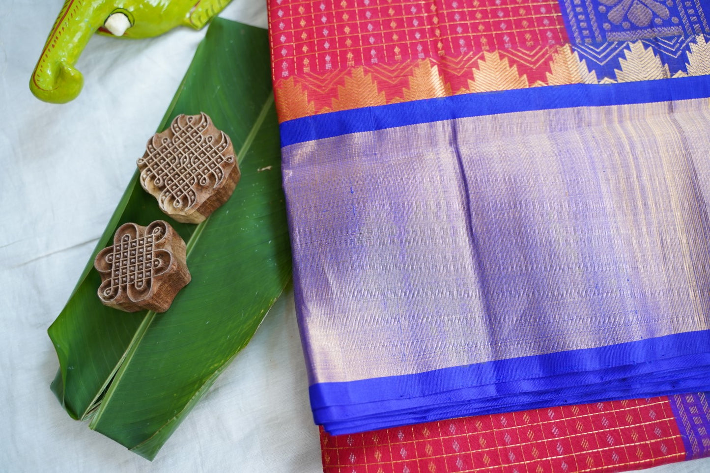Kanchi Handloom Silk Cotton Saree-PC16565