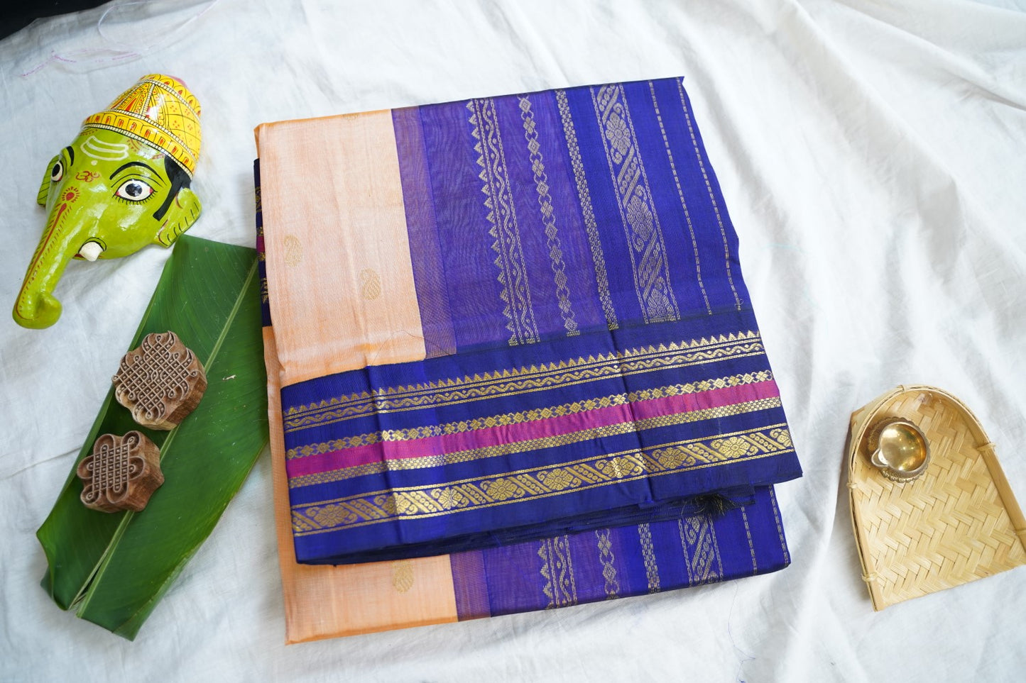 Kanchi Handloom Silk Cotton Saree PC16571