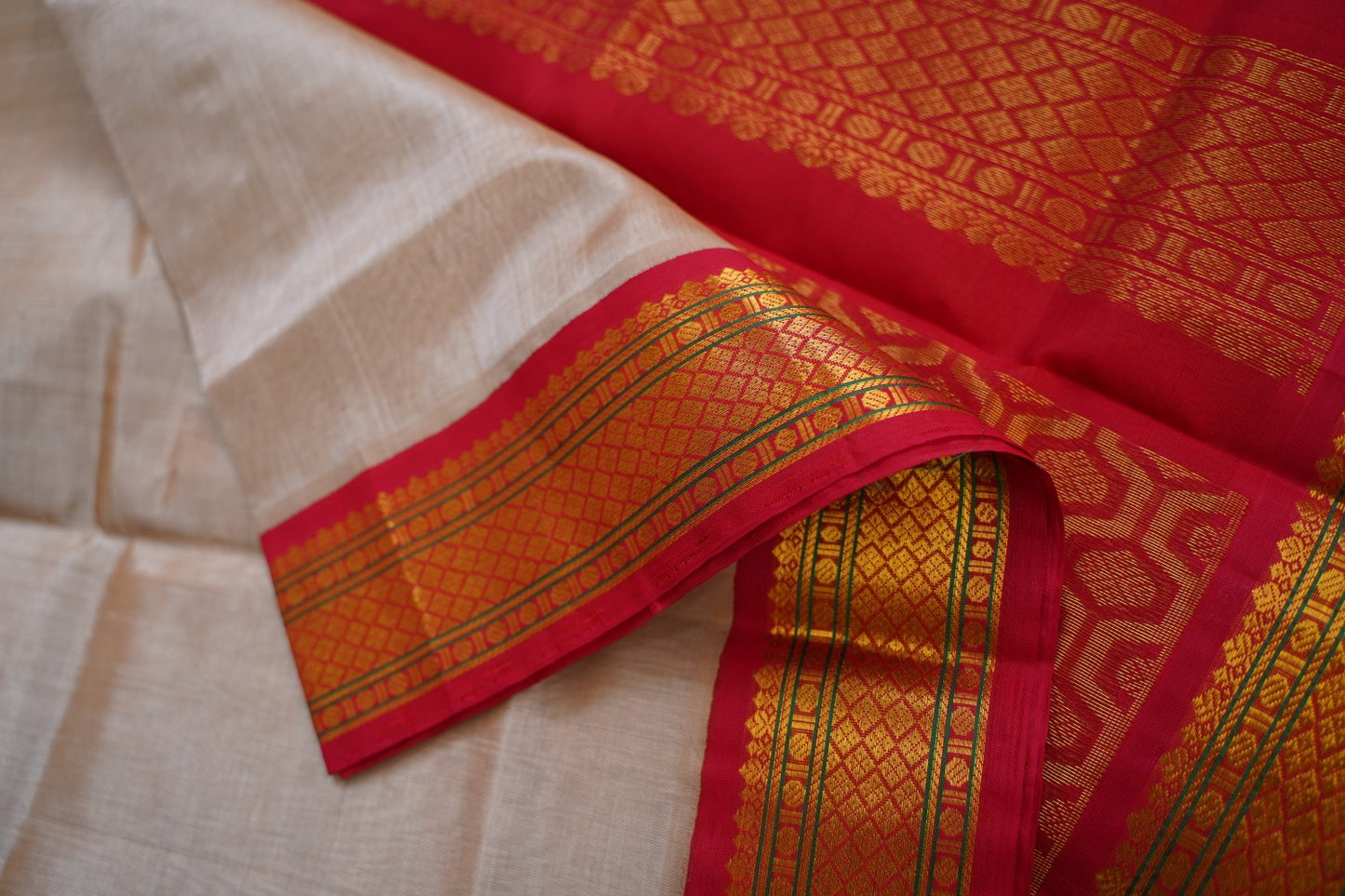 Kanchi Handloom Silk Cotton Saree PC15273