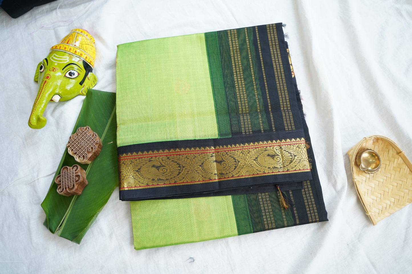 Kanchi Handloom Silk Cotton Saree Pc16582