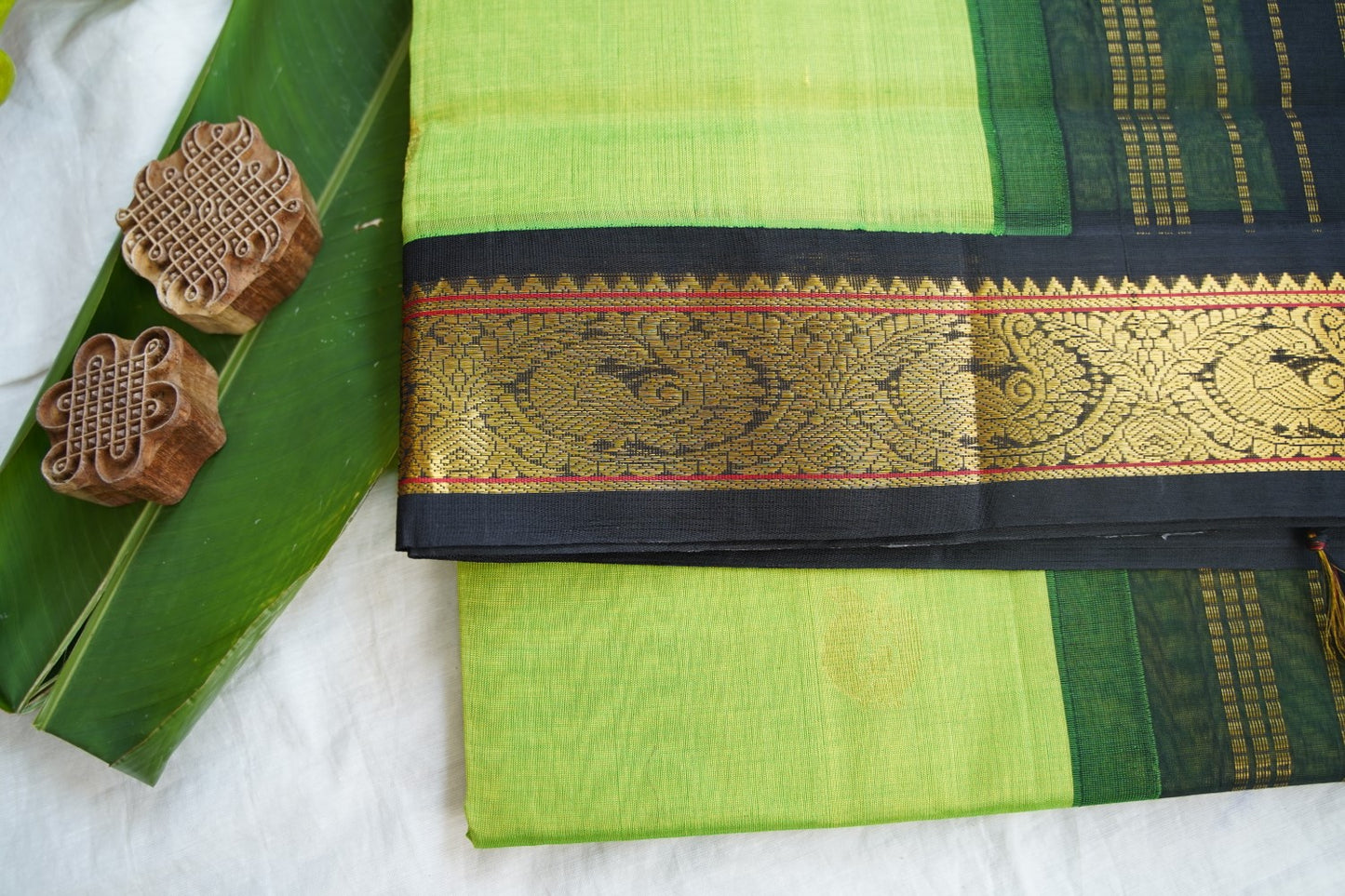 Kanchi Handloom Silk Cotton Saree Pc16582