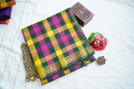 Kanchi Handloom Silk Cotton Saree PC17539