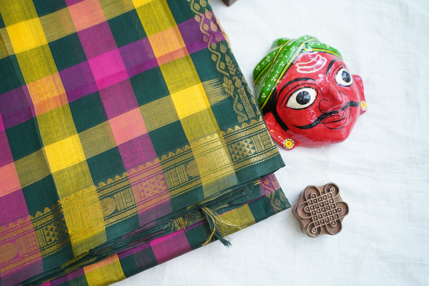 Kanchi Handloom Silk Cotton Saree PC17539