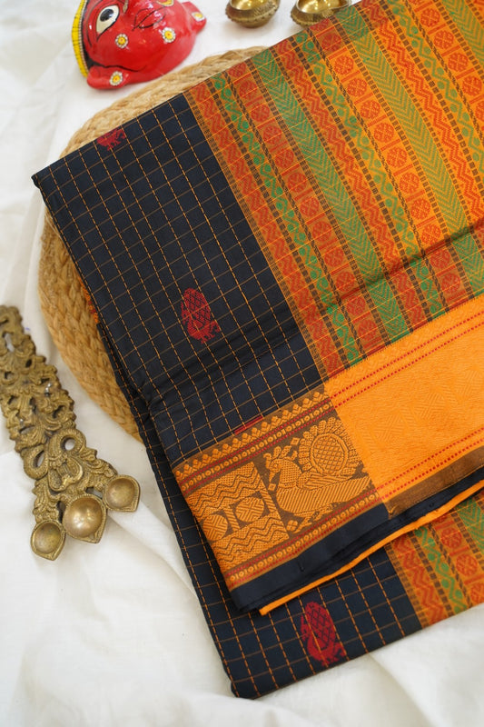 Kanchi Semi Silk Cotton Saree PC15281