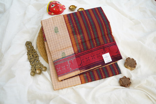 Kanchi Semi Silk Cotton Saree PC15280