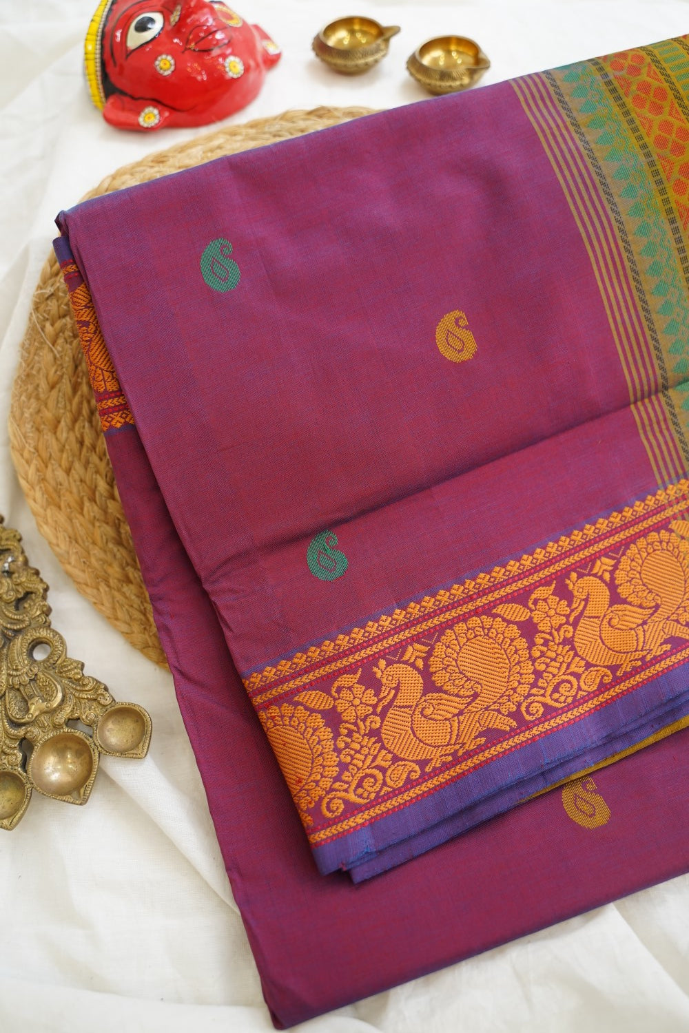 Kanchi Semi Silk Cotton Saree PC15284