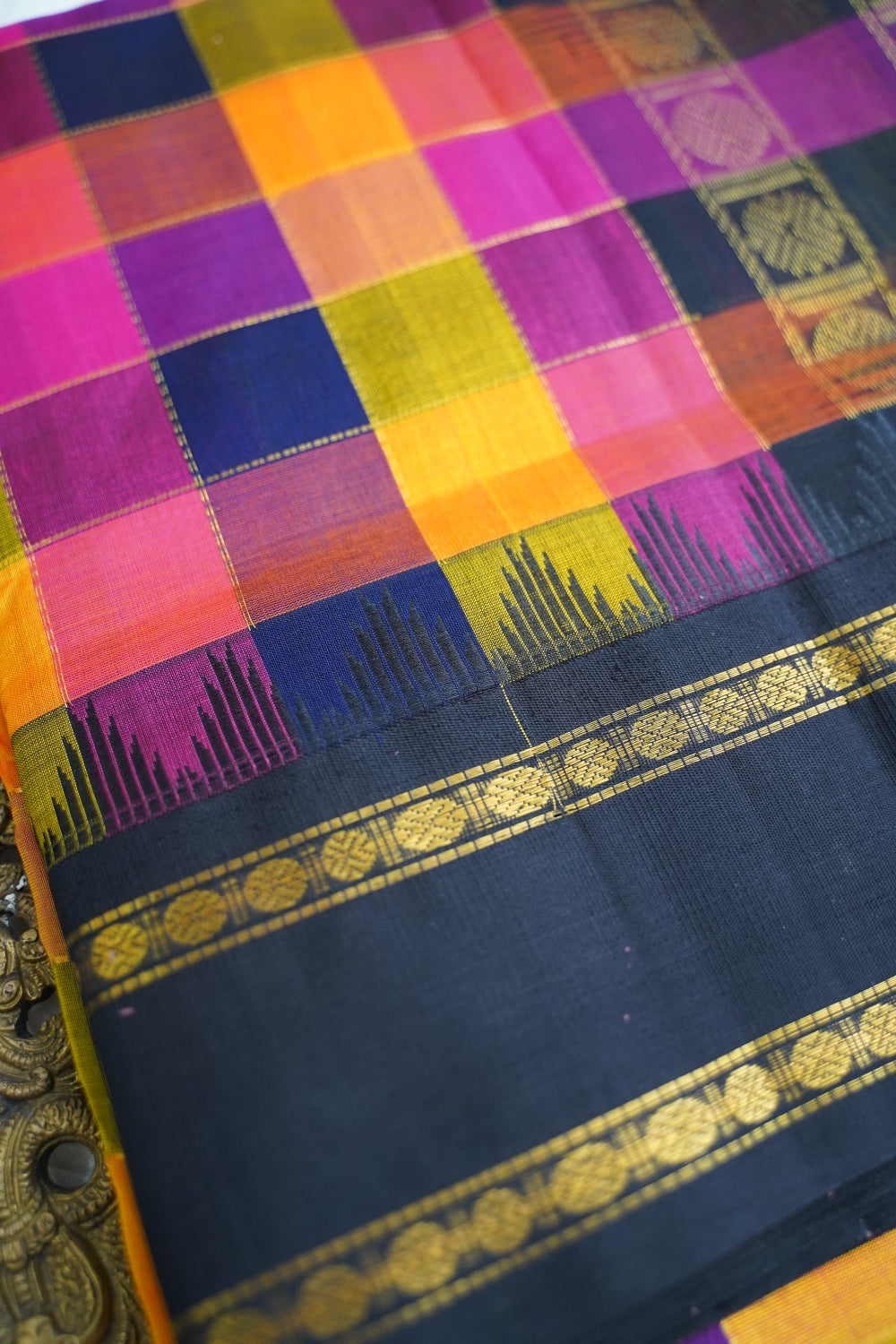 Kanchi Handloom Silk Cotton Saree PC17538