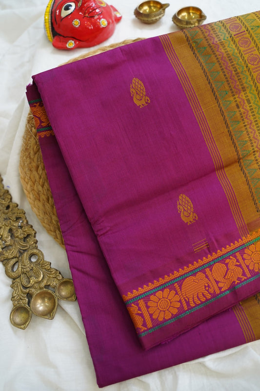 Kanchi Semi Silk Cotton Saree PC15285