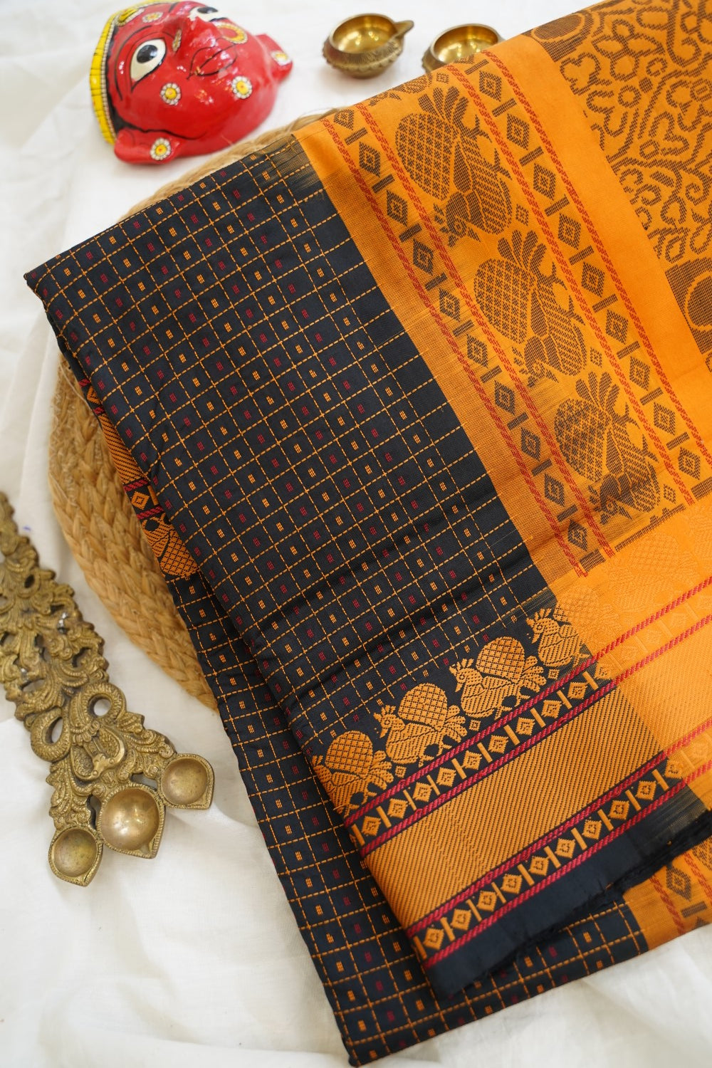 Kanchi Semi Silk Cotton Saree PC15288