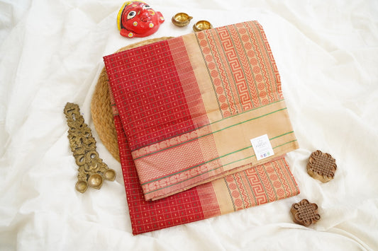 Kanchi Semi Silk Cotton Saree PC15290