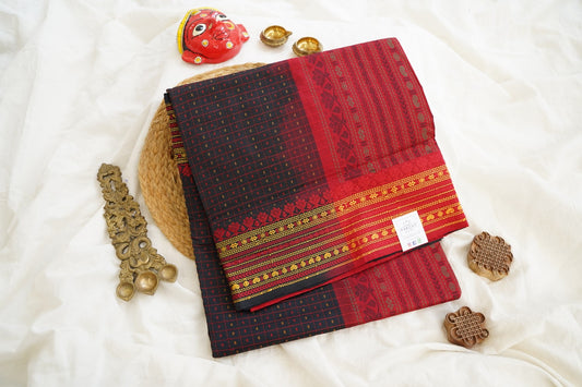 Kanchi Semi Silk Cotton Saree PC15291