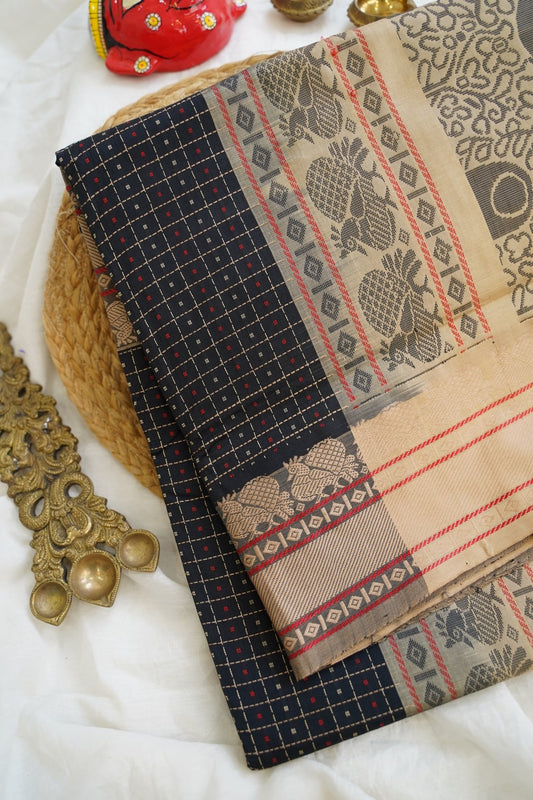Kanchi Semi Silk Cotton Saree PC15292