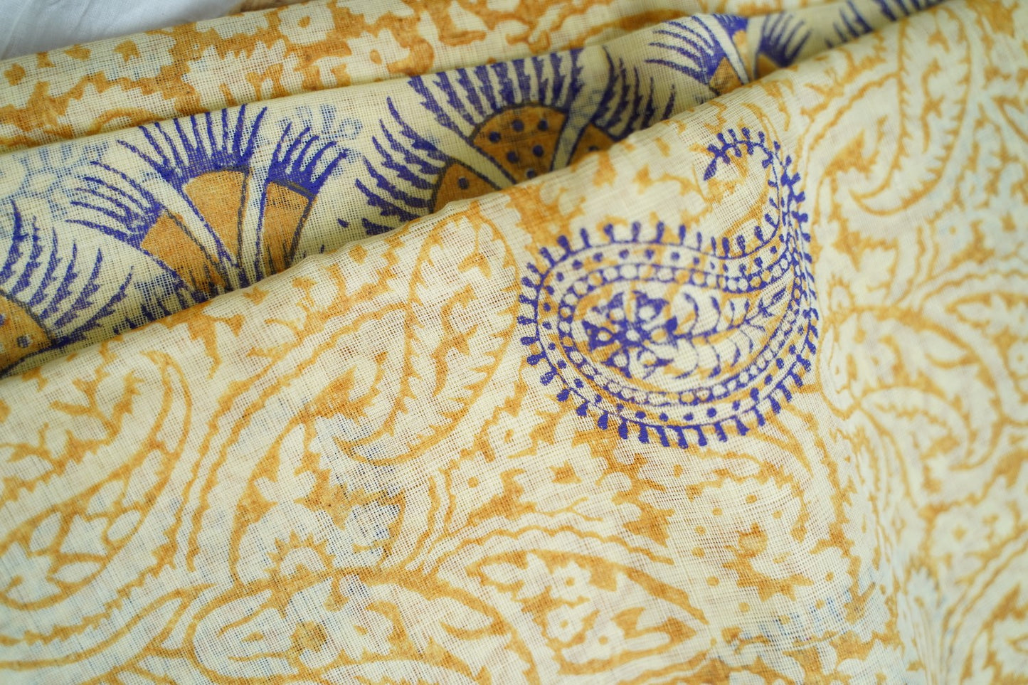 Block Printed Ponduru handloom Cotton Saree PC17531