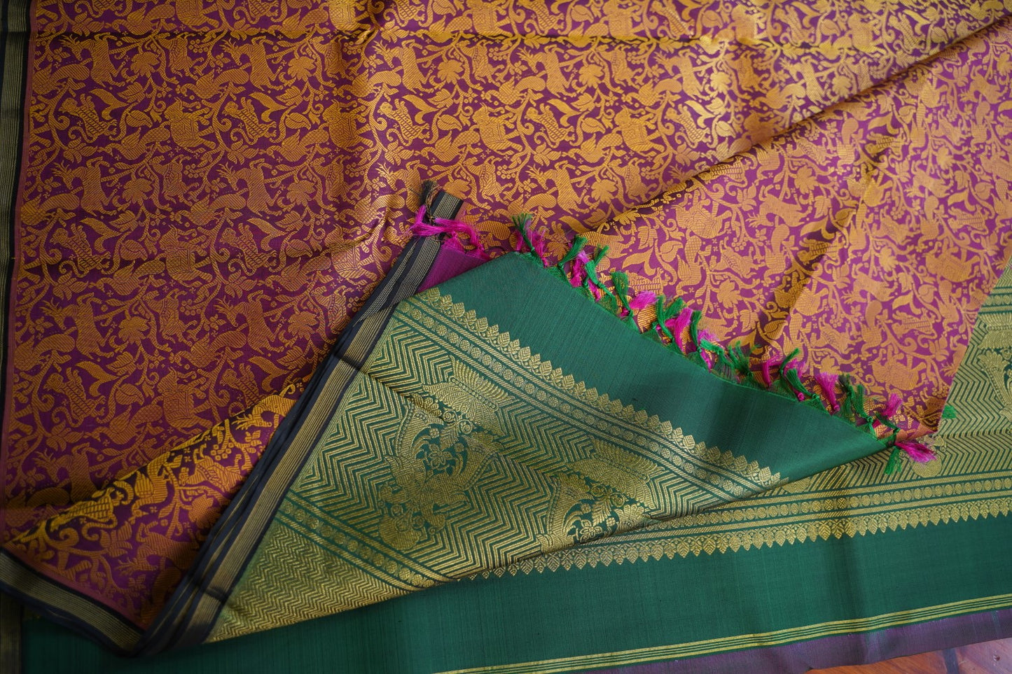 Pure Kanchi Vanasingaram Silk Saree -PC16527