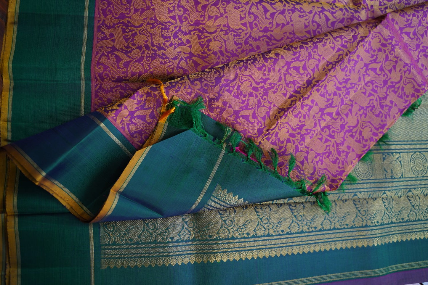 Pure Kanchi Vanasingaram Silk Saree -PC16528
