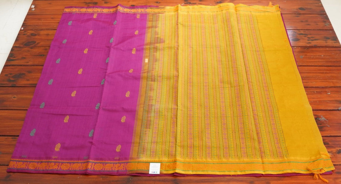 Kanchi Semi Silk Cotton Saree PC15285