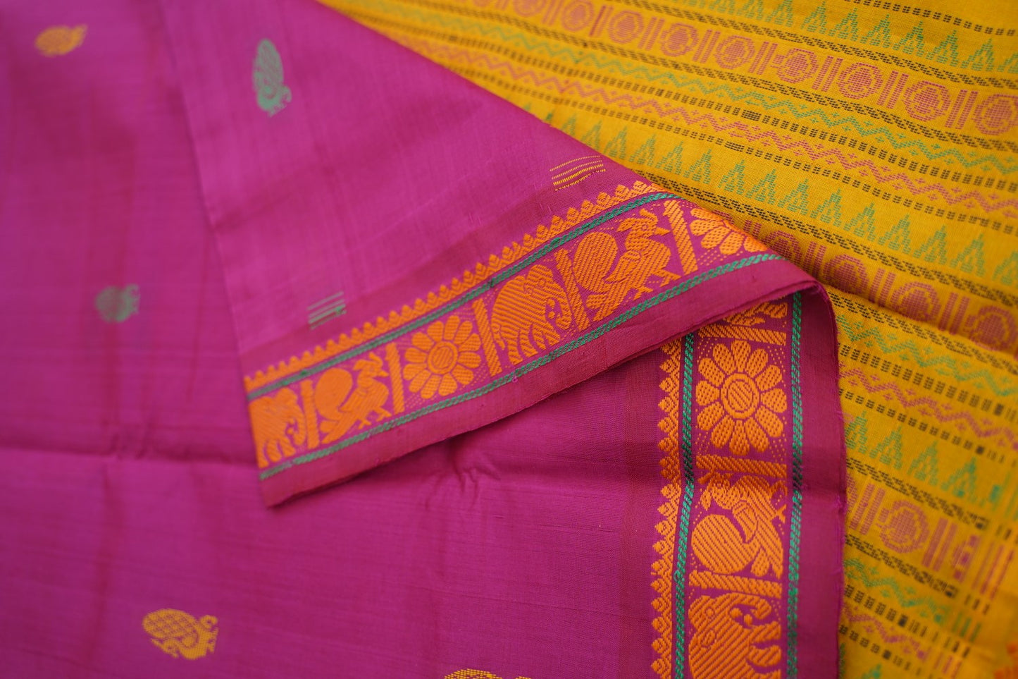 Kanchi Semi Silk Cotton Saree PC15285