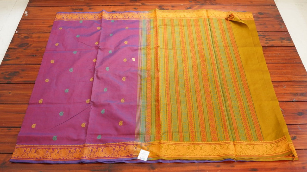 Kanchi Semi Silk Cotton Saree PC15284