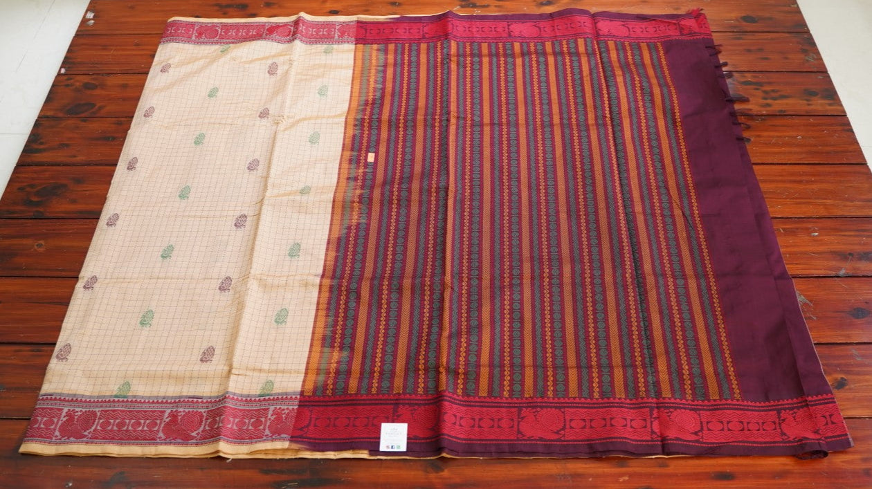 Kanchi Semi Silk Cotton Saree PC15280