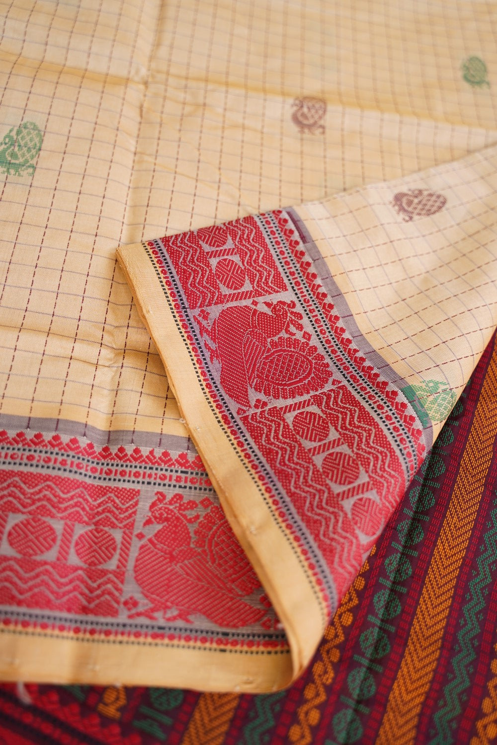 Kanchi Semi Silk Cotton Saree PC15280