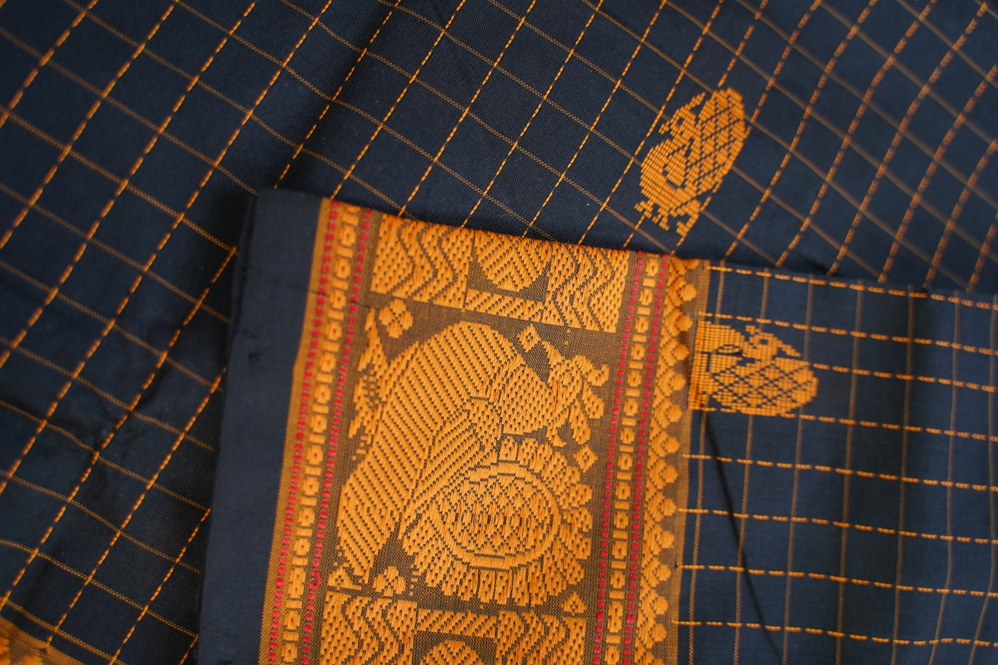 Kanchi Semi Silk Cotton Saree PC15281