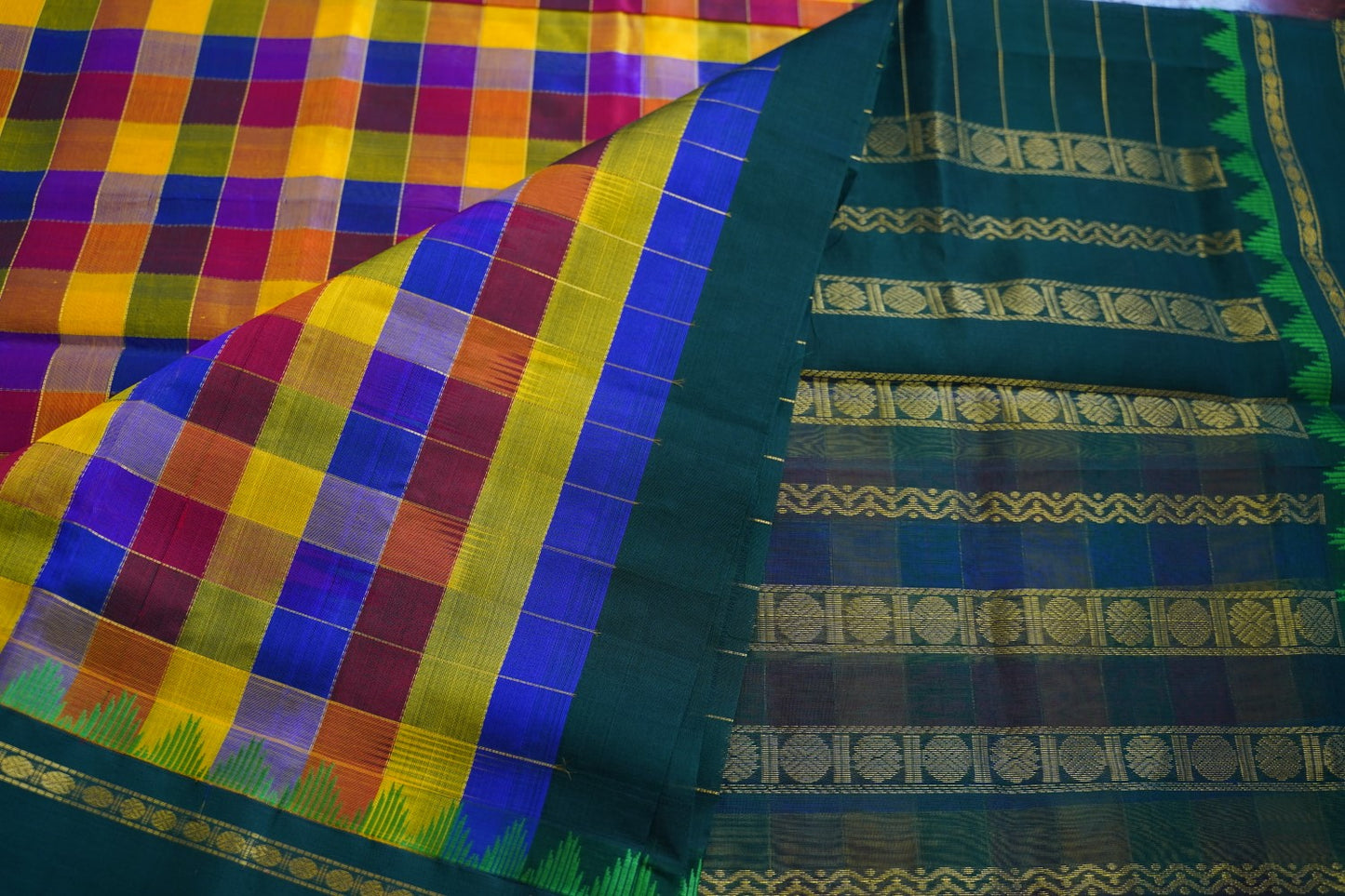 Kanchi Handloom Silk Cotton Saree PC17537