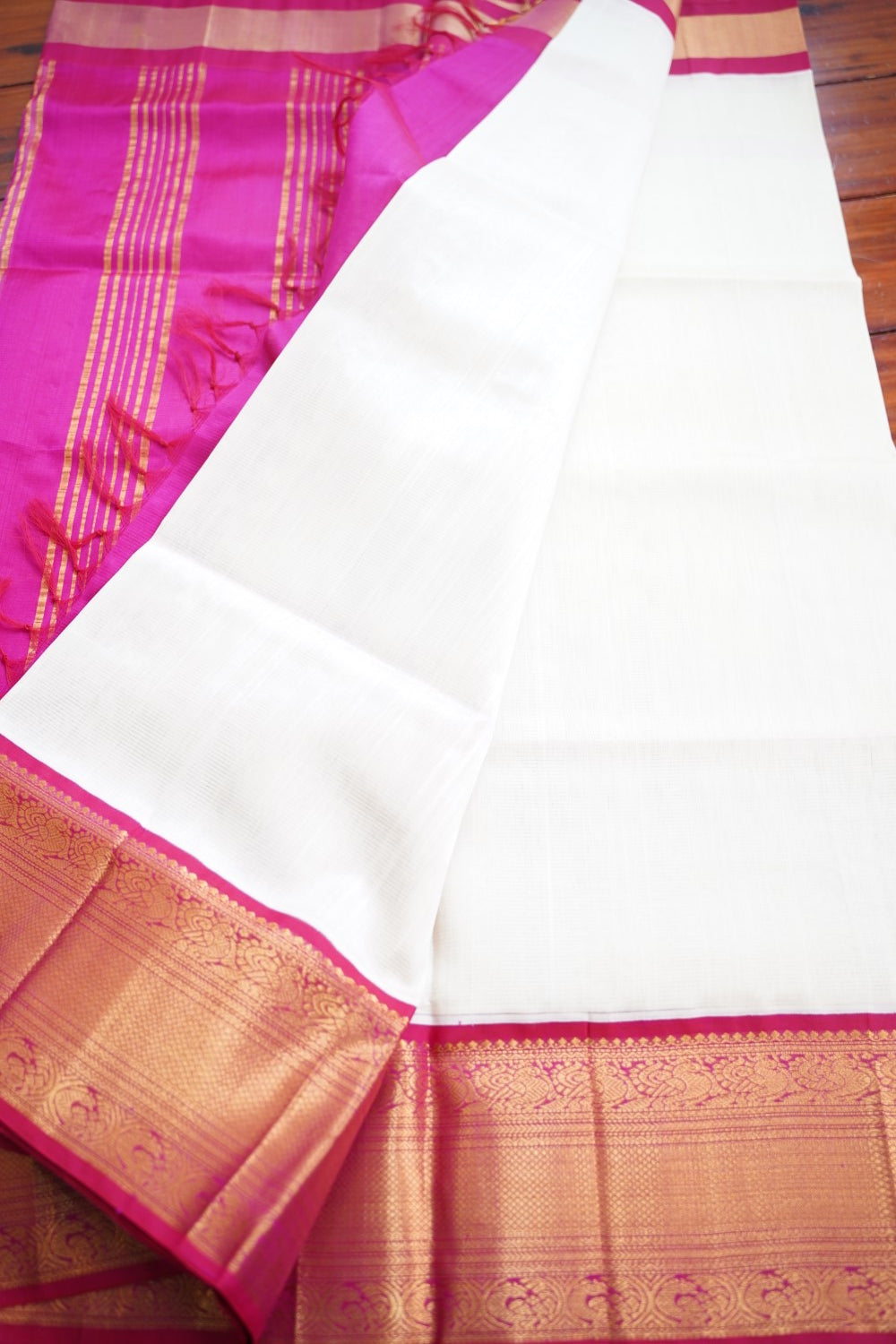 Kanchi Handloom Silk Cotton Saree Pc16552