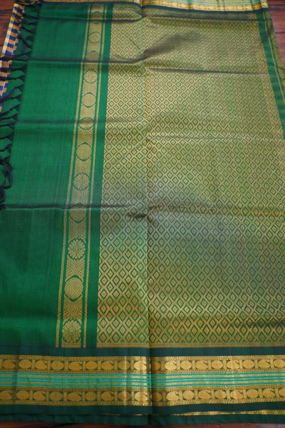 Kanchi Handloom Silk Cotton Saree pc16553